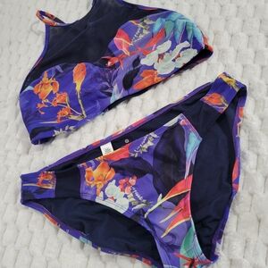 Athleta Vibrant Floral Bikini Set